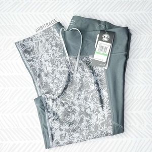 Under Armour Heat Gear Grey Pattern Capri Leggings